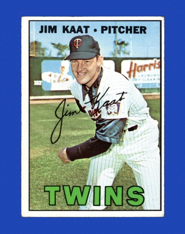 1967 Topps Set-Break #300 Jim Kaat VG-VGEX *GMCARDS*