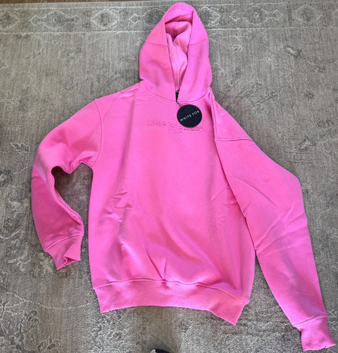 White Fox Boutique Future Forward Oversized Hoodie Candy Pink size XXS/XS-NWT