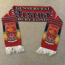 Arsenal 90s vintage supporters scarf, excellent condition