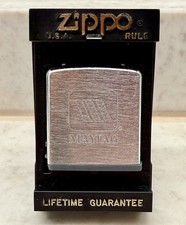 Vintage Zippo Maytag Measuring Tape 1.5” Square-Stainless/Chrome-Made In USA