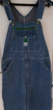 Liberty Blue Denim Cotton Overalls Mechanic Construction Workwear 32 MOV14006SW