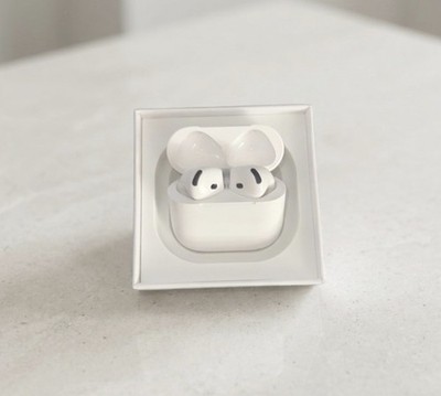 Air Pods 4 Wireless In-Ear Bluetooth ActiveNoiseCancellation - White