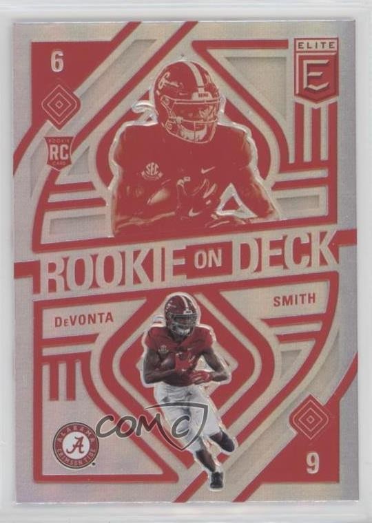 2021 Panini Donruss Elite Rookie On Deck DeVonta Smith #RD8 RC
