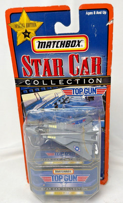 Matchbox 1998 #36050 Star Car - Top Gun * Swing-Wing Jet (F14 Tomcat Fighter)
