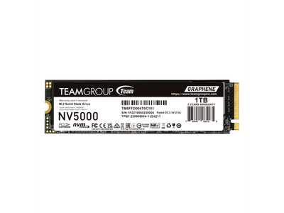 TEAMGROUP NV5000 1TB SLC Cache NVMe PCIe Gen4x4 M.2 2280 Laptop, Desktop SSD