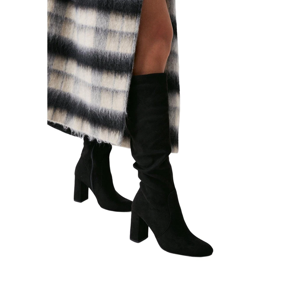 Dorothy Perkins - Damen Kniehohe Stiefel "Keris", Gerafft (DP4430) - Bild 3 von 3