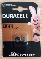 Duracell LR44 Batteries AG13 357 A76 RW82 L1154 SR44 Coin Cell Button Alkaline