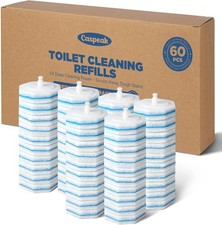 60 Count Toilet Wand Refills for Clorox Toilet Wand, 5X Cleaning Power Toilets B
