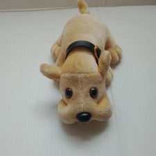 Kennel Kuddlees vintage Tara Toy Plush Dog Puppy collar Brown 1980  s 5 inch mini
