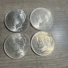 (4) Lot of 4- 1922 PEACE SILVER DOLLARS