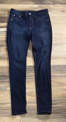 Rag & Bone Bedford Skinny Jeans Women s Size 30 Dark Blue Wash