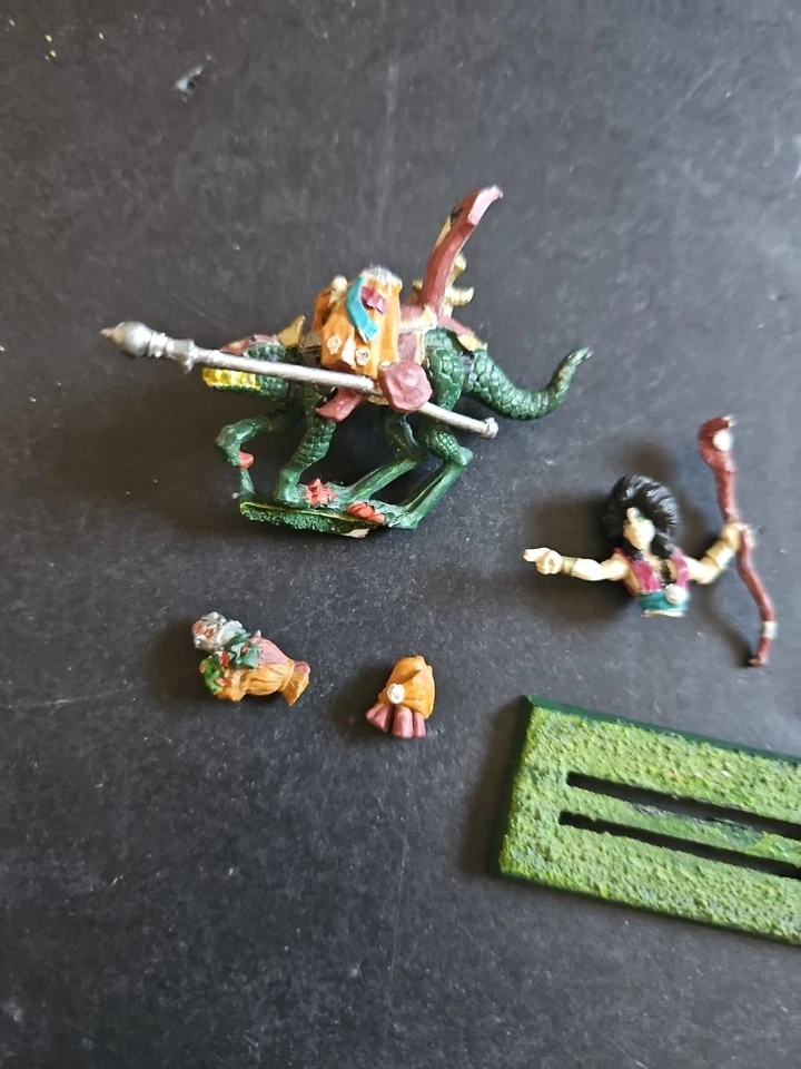 Dark Elf Elves MM74 Heroes Marauder Sorceress Cold One Rider Warhammer Fantasy  - Image 4 of 4