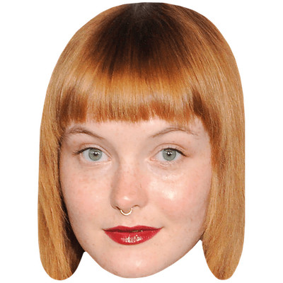 Kacy Hill (Fransen) großer Kopf. Größer als das Leben Maske.