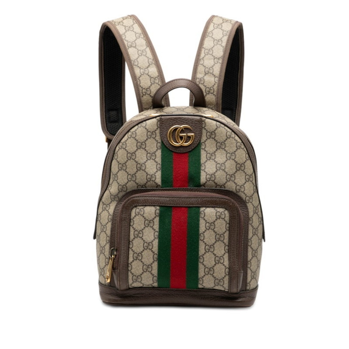 Gucci Ophidia GG Supreme Backpack 547965 Beige Multicolor Leather