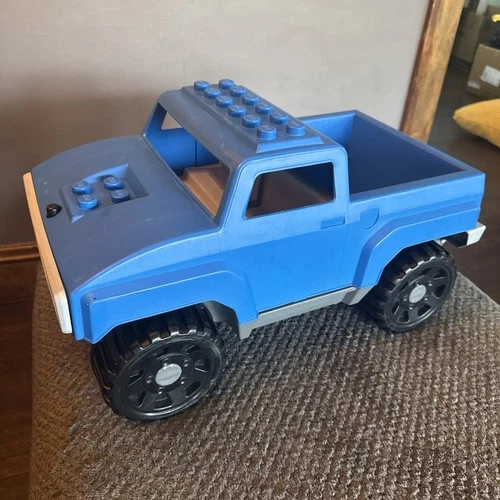 vintage LEGO QUATRO Mountain Climber 20” blue truck 2004 Rare HTF