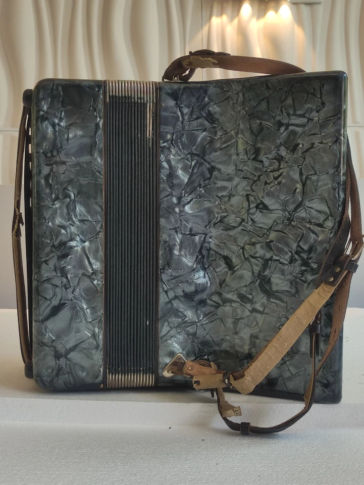 ++钢琴手风琴akkordeon WELTMEISTER 60 低音-完美,用于维修 — 第 3/4 张图片