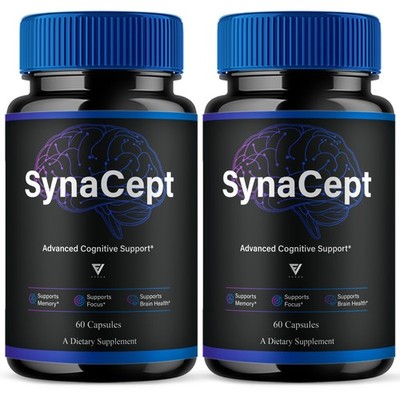 (2 Pack) Synacept Advanced Brain Support, Syna Cept Supplement (120 Capsules)