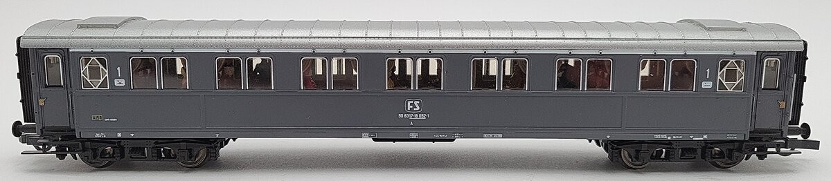H0 ROCO 44703 Voiture Ferroviaire 1. Petits Série 20000 Le FS Avec LED
