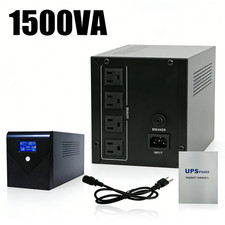UPS Uninterruptible Power Supply 1500VA/900W Offline Backup Type With Battery