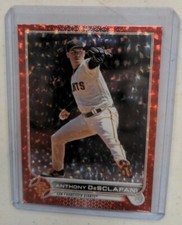2022 Anthony Desclafani  Red Atomic Ice #d/199 San Francisco Giants Series 1 