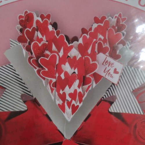 Second Nature Pop Ups - Valentinstag HEARTS Love You 3D-Überraschung - Neu - Bild 5 von 7
