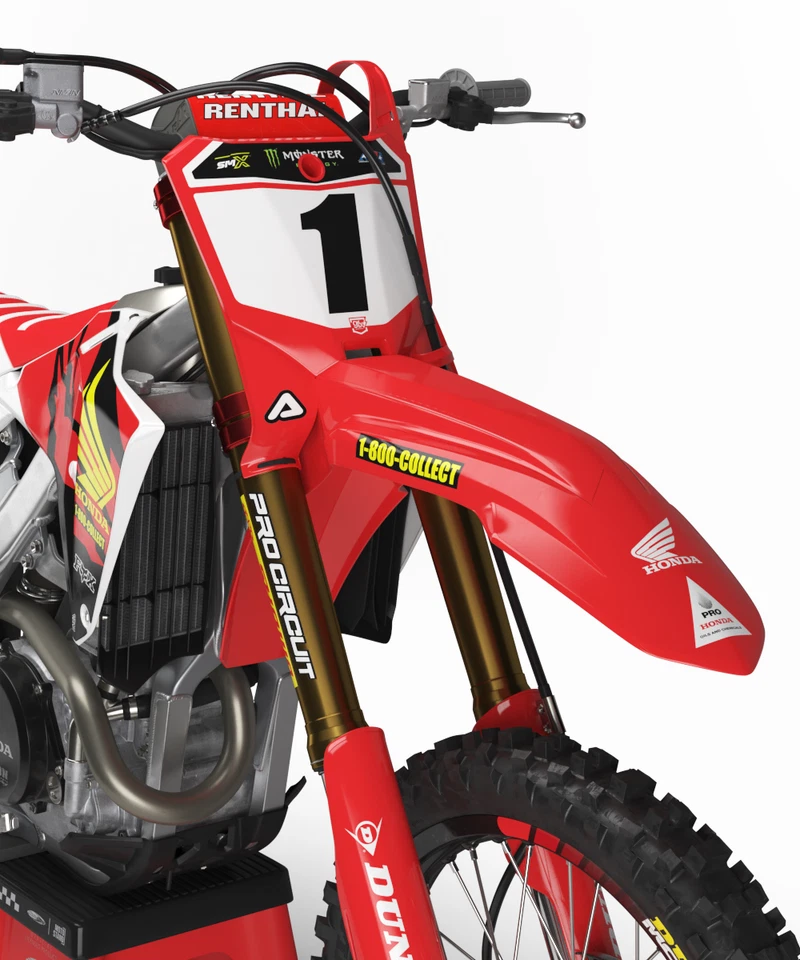 HONDA CRF250R (2025) CRF450R (2025) Kit gráfico calcomanías CRF Foto 3 de 4
