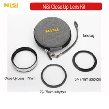 NiSi Close Up Lens Kit NC 77mm (with 67 and 72mm adaptors) Macro lens amplifier