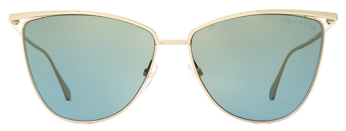 Tom Ford Veronica TF684 Rose Gold 28W Cat Eye Metal Sunglasses