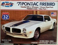 Atlantis 2009 1971 Pontiac Firebird 1:32 Wieder Neu 2021 Bausatz