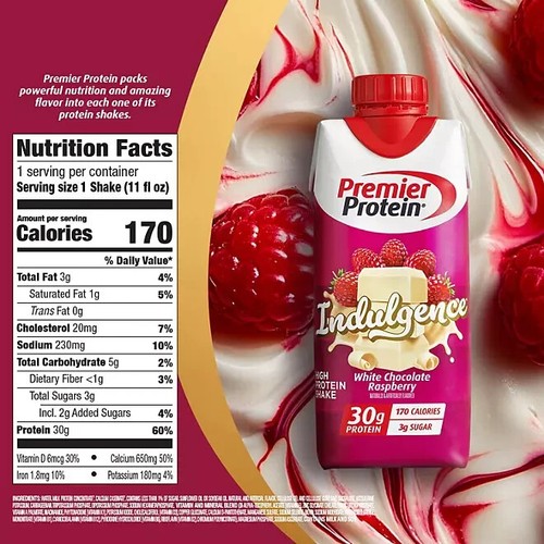Premier Protein Shake 30g White Chocolate Raspberry 11 fl oz - 15 Pack ...