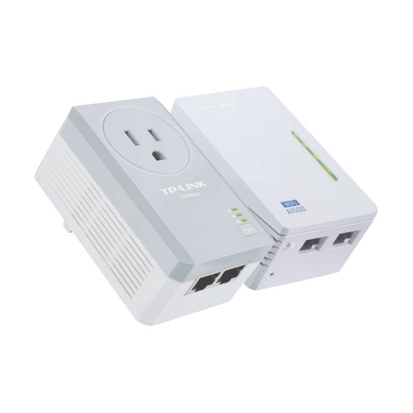 POWERLINE TP-LINK TL-WPA4220 AV600+N300: 3 x Ethernet, Branco