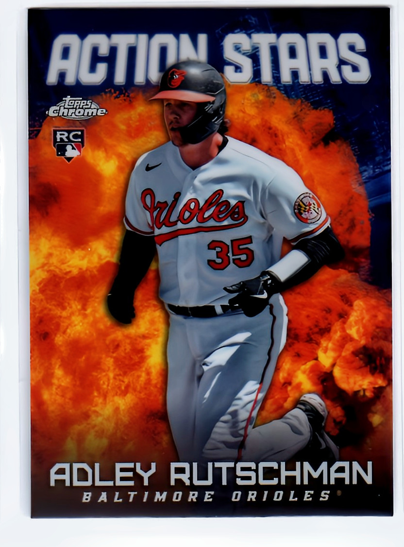 2023 Topps Chrome Update Action Stars #ASC1 Adley Rutschman RC