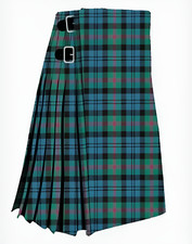 Traditional Handmade Men's Baird Ancient Modern Tartan 8-Yard Kilt.