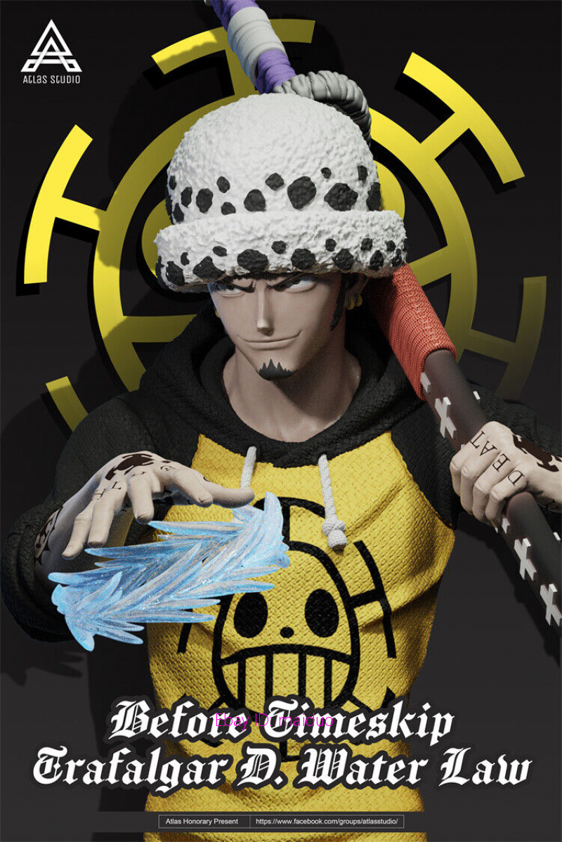 Trafalgar D Water Law Reisn One Piece Figurine Presale 34cm