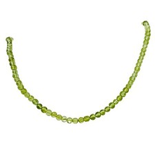 Sparkling Natural Peridot 4mm Bead Strand  90 Beads 