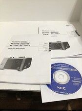 DLP CINEMA PROJECTOR NC2000C/NC1200C USERS MANUALS NEC  2 Books And 1 Disk