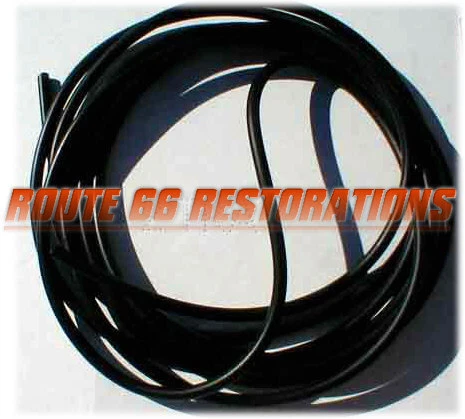 Se adapta a 57 58 59 60 Dodge Truck parabrisas tira de bloqueo negra Foto 3 de 3