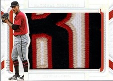 2022 National Treasures Patch Silhouettes Holo Silver Luis Frias Jersey /10