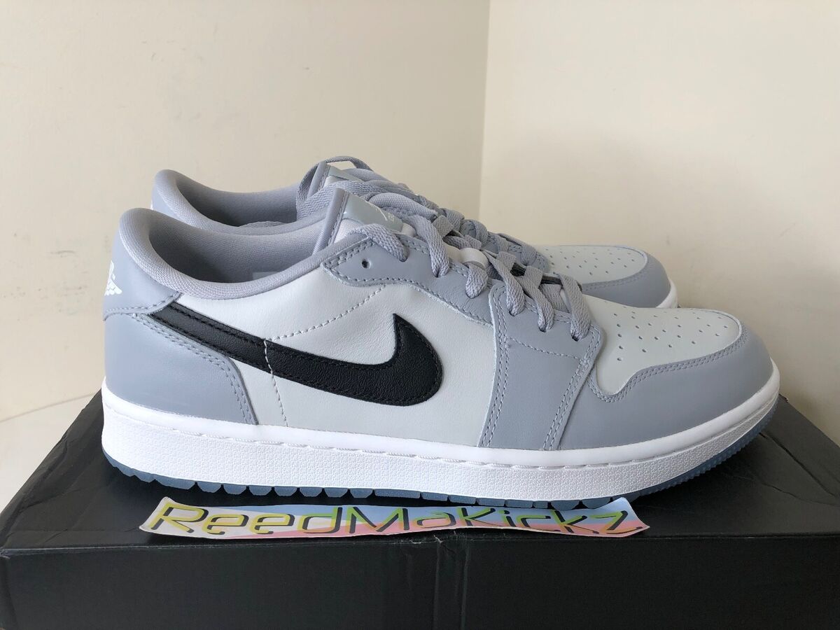 Nike Air Jordan 1 Low Golf Wolf Grey Spikeless Mens DD9315 002