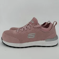 Skechers Pink Bulkin-Balran Work Shoes Composite Safety Toe sz 7 Women's 108033