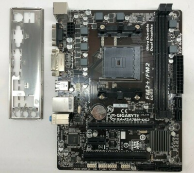 GIGABYTE GA-F2A78M-DS2 REV:3.0 DDR3 - mATX - Sockel FM2+ - mit I/O Shield #M1895