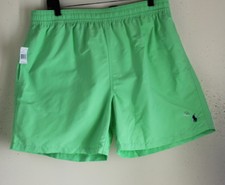Image of NWT Men's Polo Ralph Lauren -Sz XXL Soft Green men's Nylon Swim Trunks
