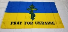 Pray For Ukraine 3'X5' Flag Rough Tex® 100D