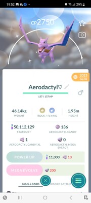 Pokemon Go Shiny Areodactyl Tasche 