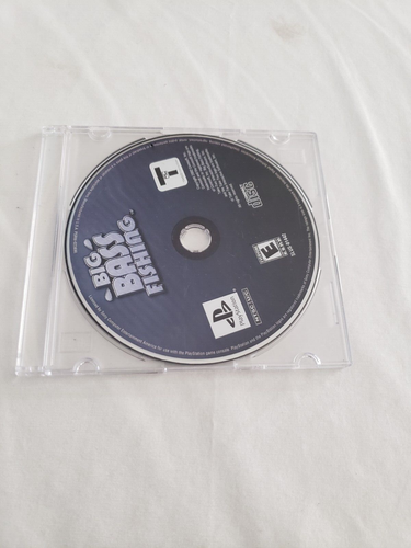 Jeu PS1 Big Bass Fishing (Sans Notice) – Bon état, Compatible PlayStation 1