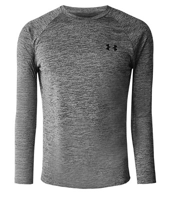 Under Armour Herren TECH 2.0 Shirts Run Grau T-Shirt Tee Freizeit Trikot 1328...