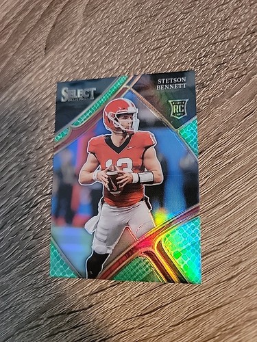 Selecciones de draft Panini Select 2023 Stetson Bennett Dragon Scale Prizm #125 Rookie RC - Imagen 3 de 4