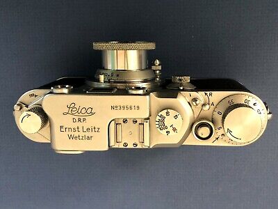 Vintage Leica D.R.P. Ernst Leitz Wetzlar 35MM Rangefinder Camera. Original  Case.