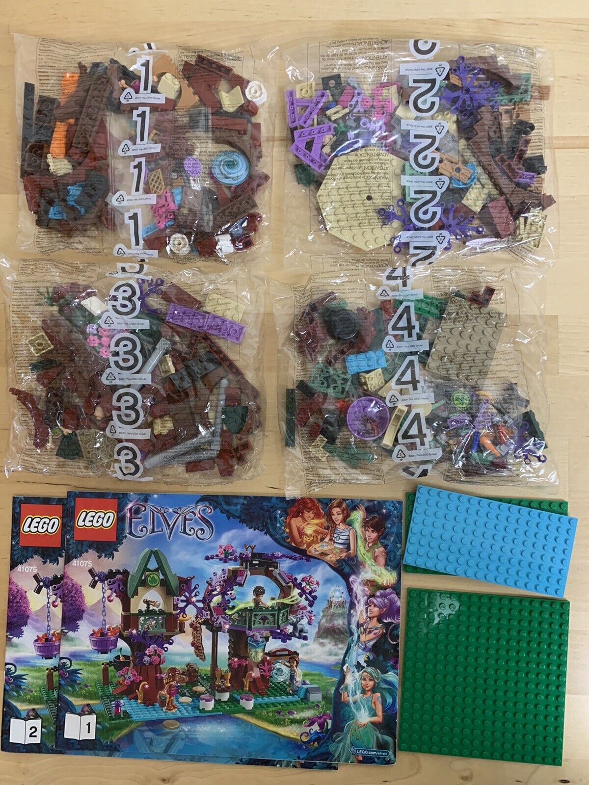 LEGO Elves 41075 The Elves' Treetop Hideaway  (no Box, no Stickers)