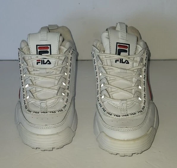 FILA Disruptor 2 Women s Running Shoes Trainer White Platform Size 5 5FM00079